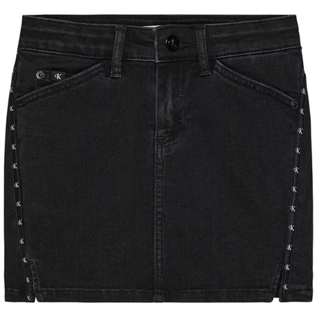 Calvin Klein Straight Skirt Washed Black