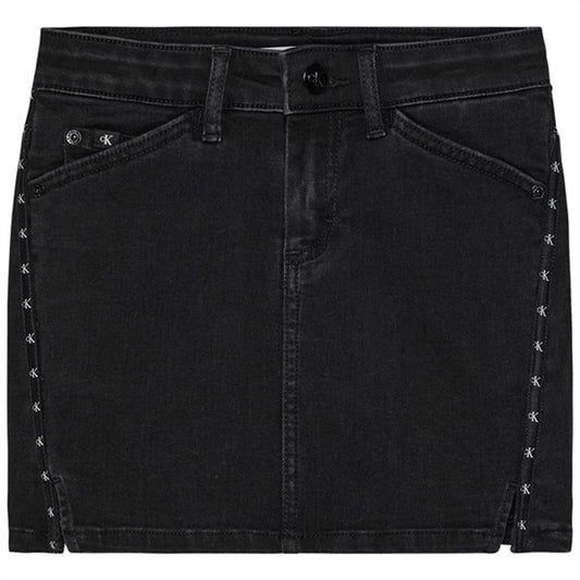 Calvin Klein Straight Skirt Washed Black