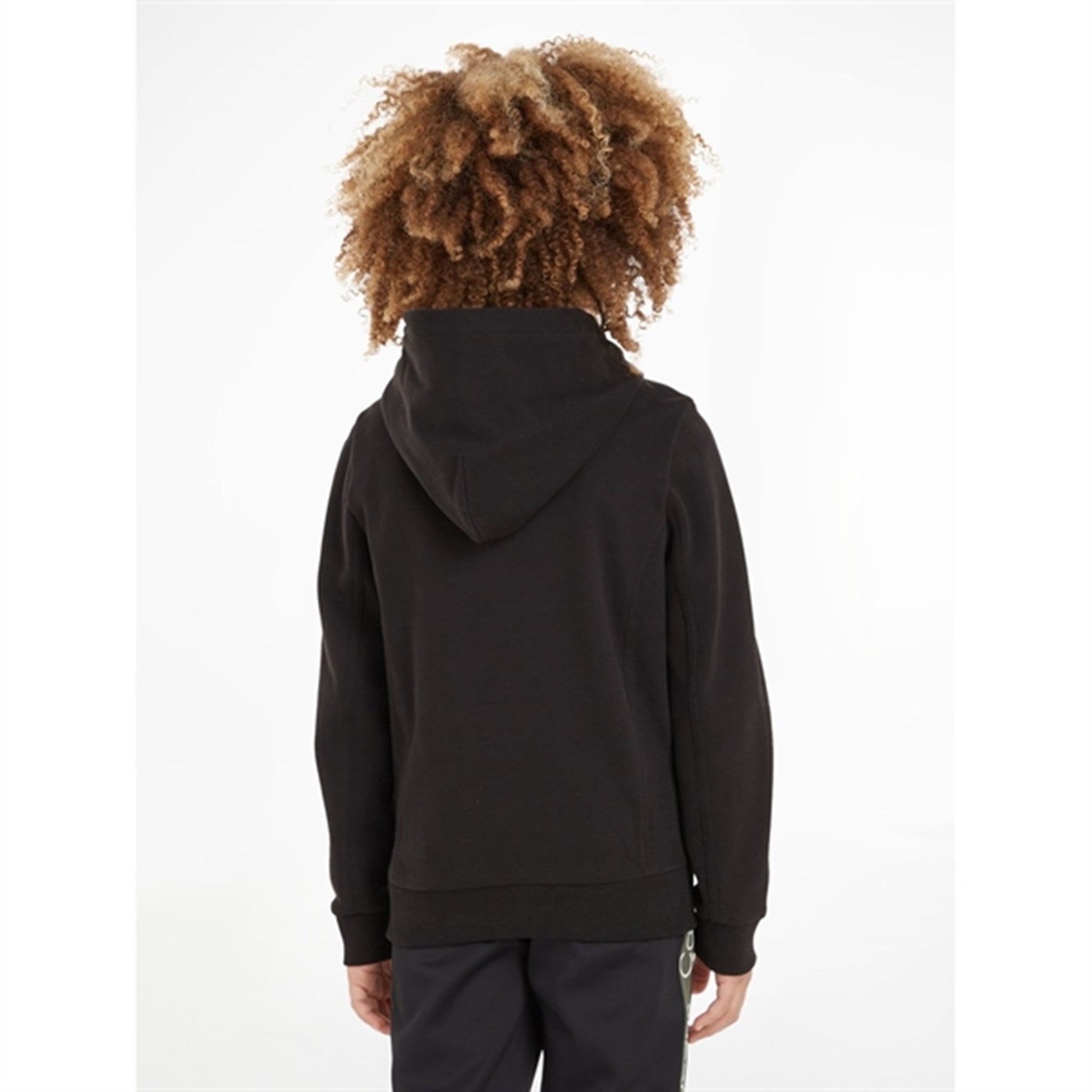 Calvin Klein Badge Rib Hoodie Ck Black