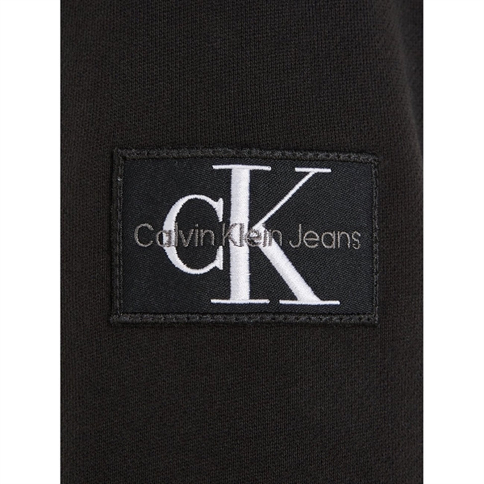 Calvin Klein Badge Rib Hoodie Ck Black