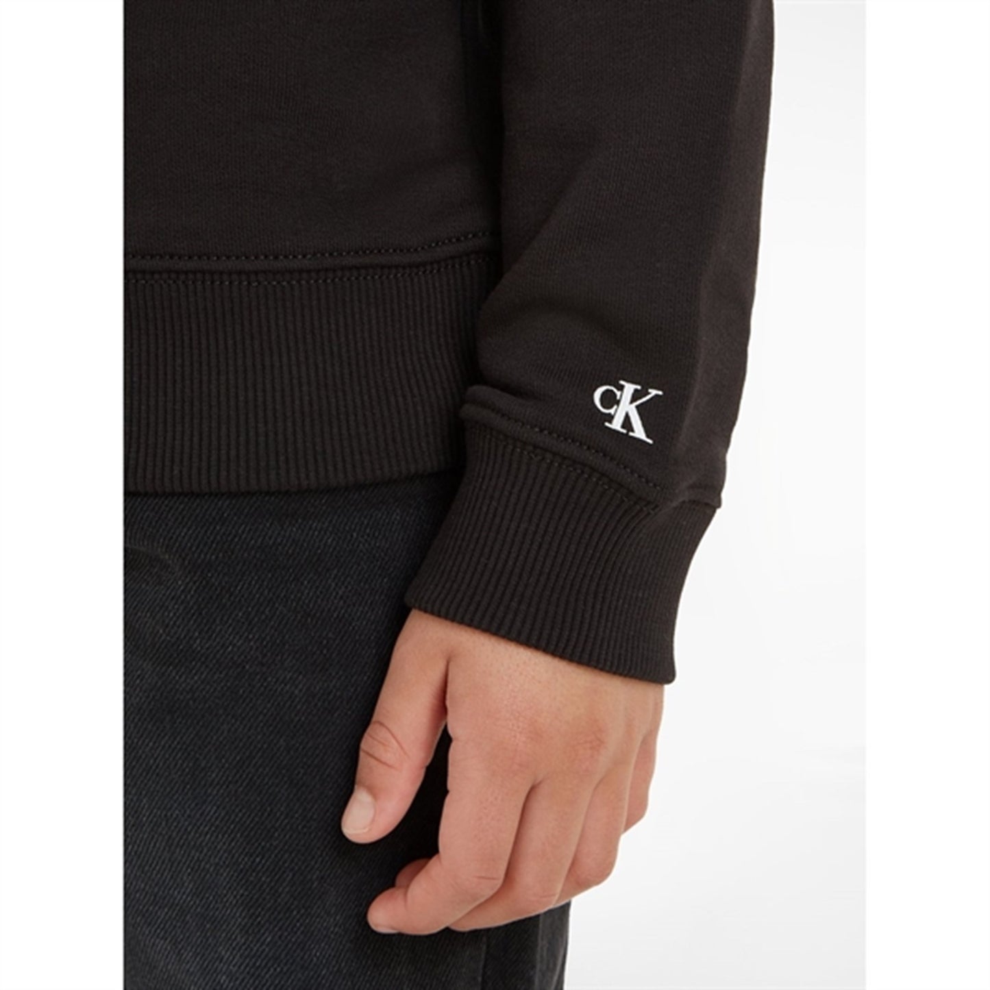 Calvin Klein Ckj Stack Logo Sweatshirt Ck Black