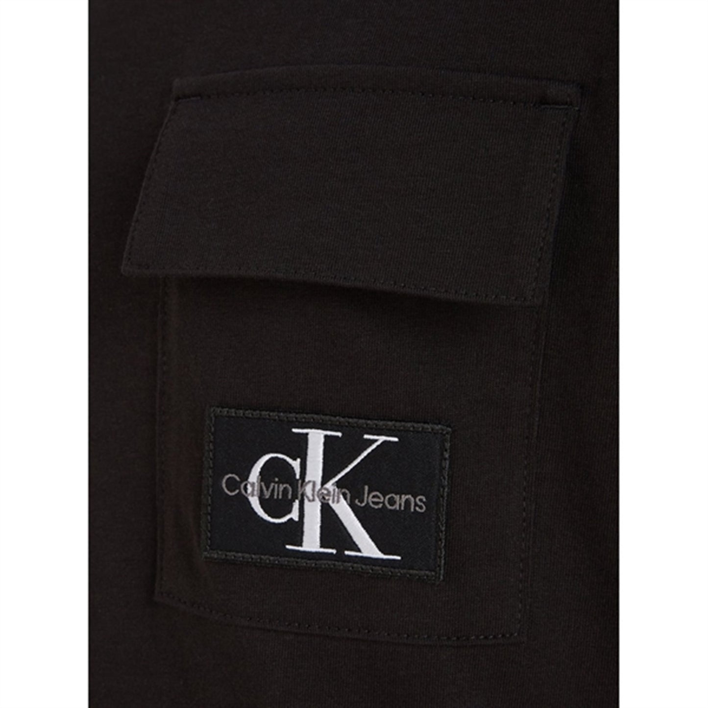 Calvin Klein Badge Pocket Ss T-shirt Ck Black