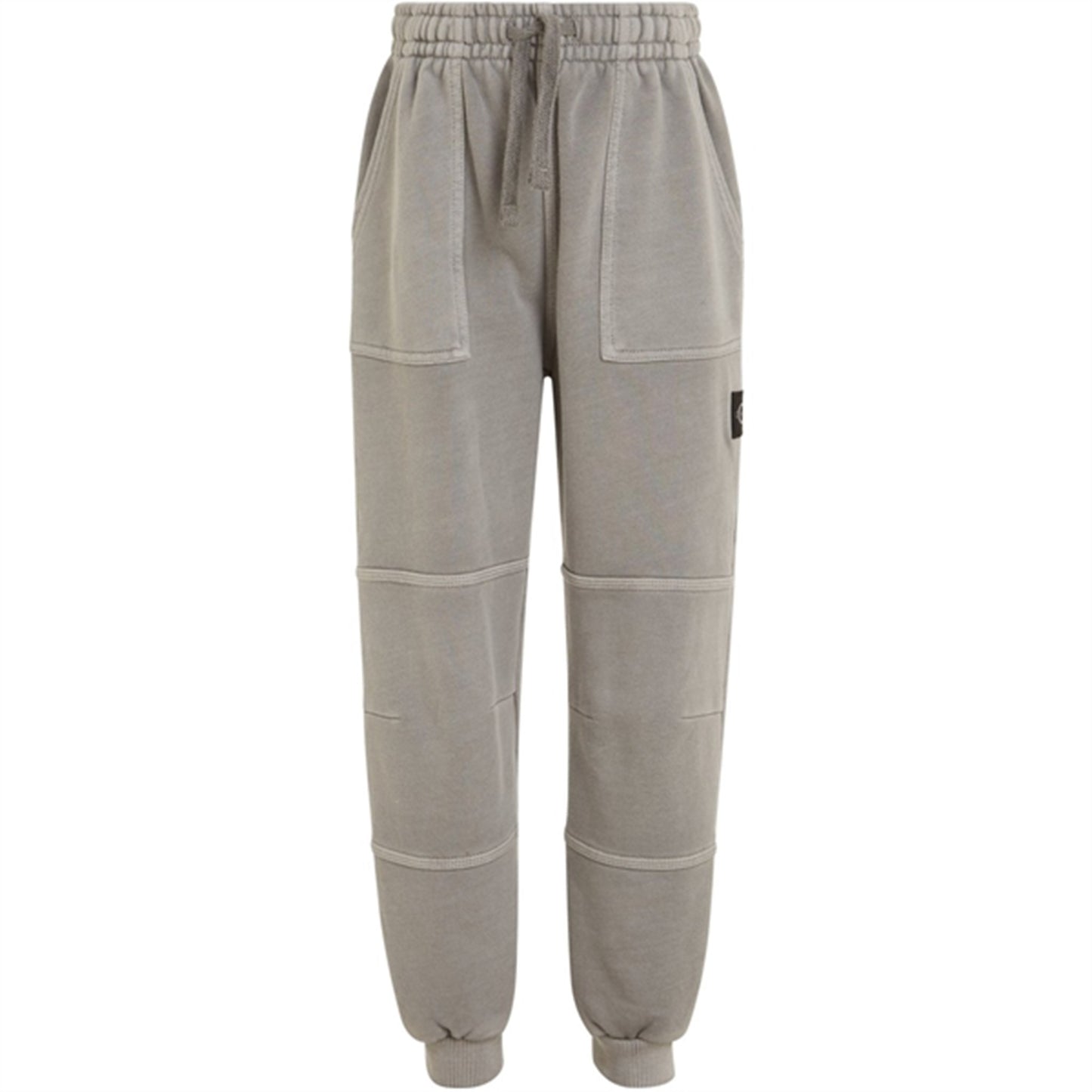 Calvin Klein Mineral Dye Badge Jogger Pants Ck Black