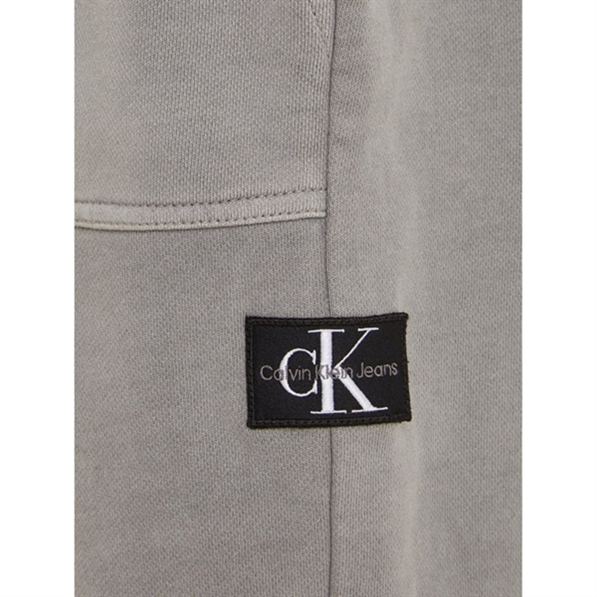 Calvin Klein Mineral Dye Badge Jogger Pants Ck Black