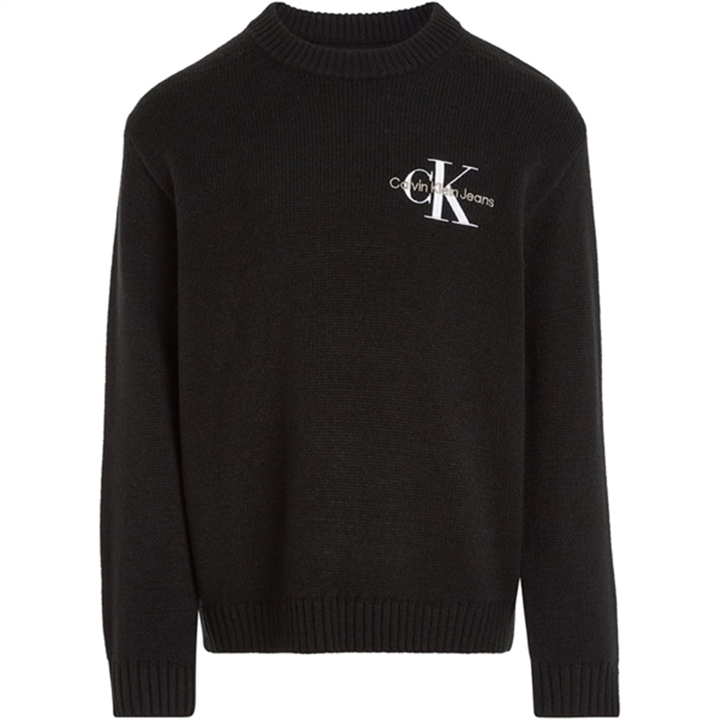 Calvin Klein Essential Monogram Jumper Ck Black