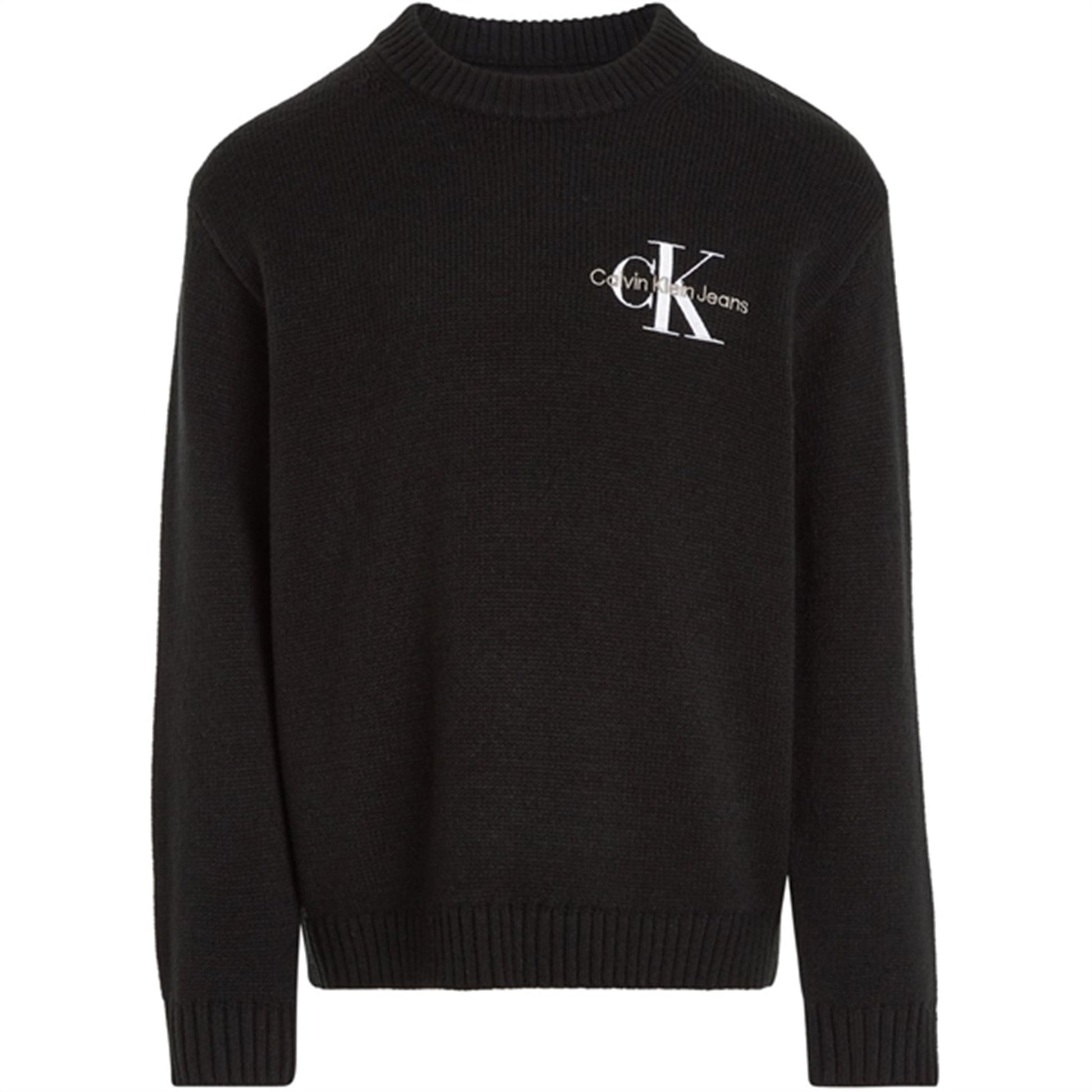 Calvin Klein Essential Monogram Jumper Ck Black