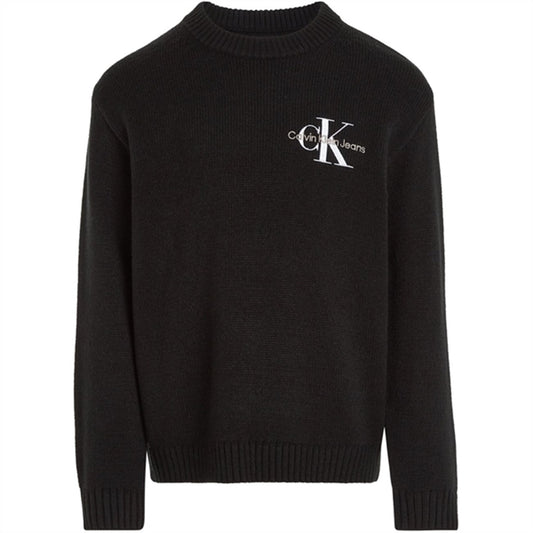 Calvin Klein Essential Monogram Jumper Ck Black