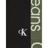 Calvin Klein Ckj Tape Ss T-shirt Ck Black