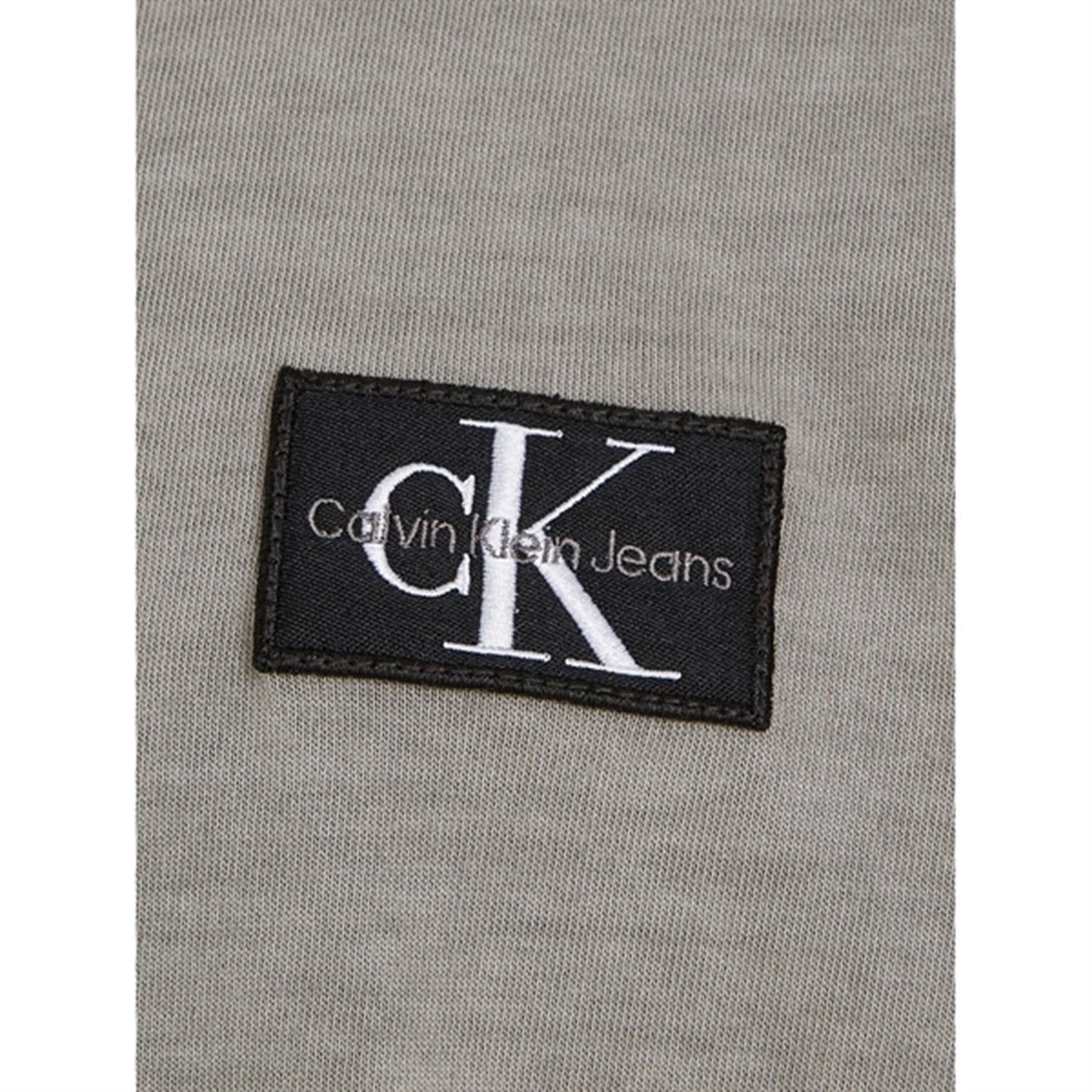Calvin Klein Mineral Dye Badge Blouse Ck Black