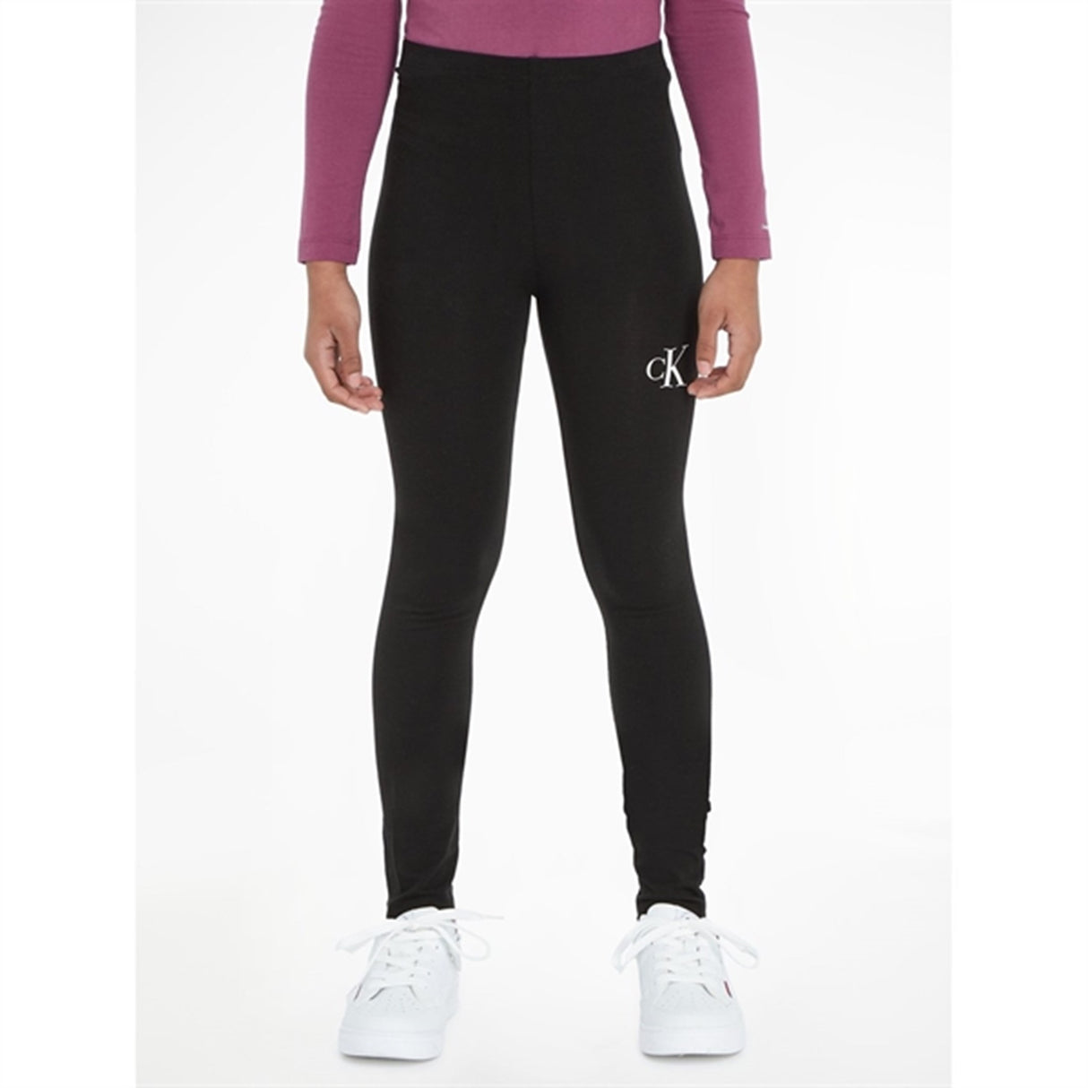 Calvin Klein Ck Logo Legging Ck Black