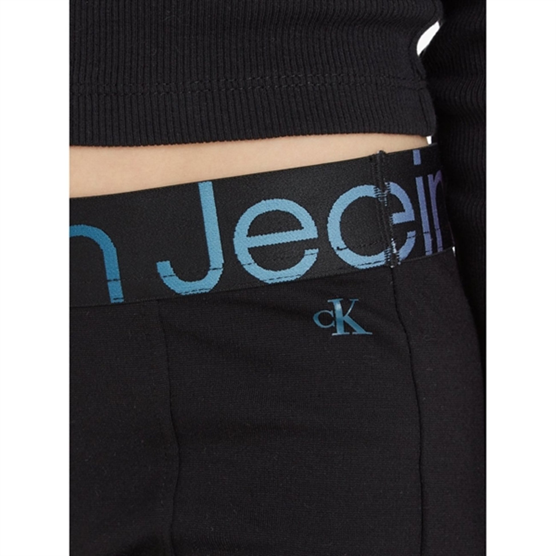 Calvin Klein Punto Tape Flare Pants Ck Black