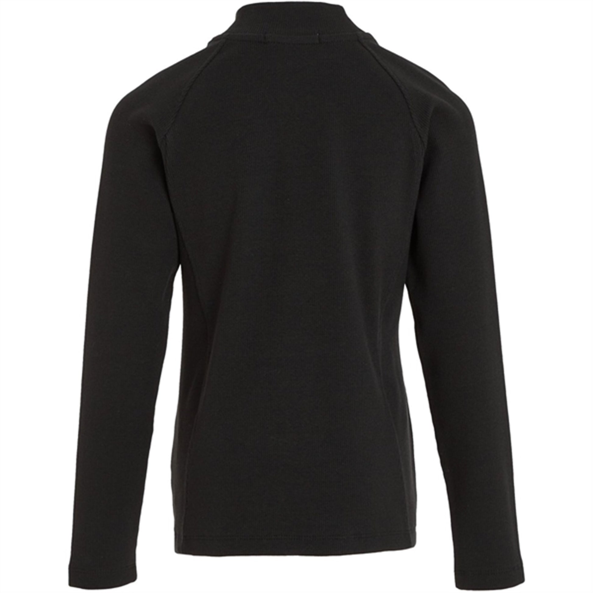 Calvin Klein Hero Logo Rib Zip Up Ls Blouse Ck Black