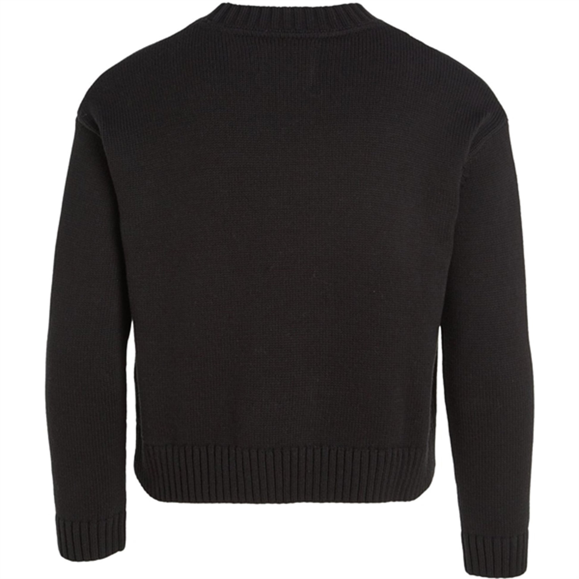 Calvin Klein Fluffy Monogram Jumper Ck Black