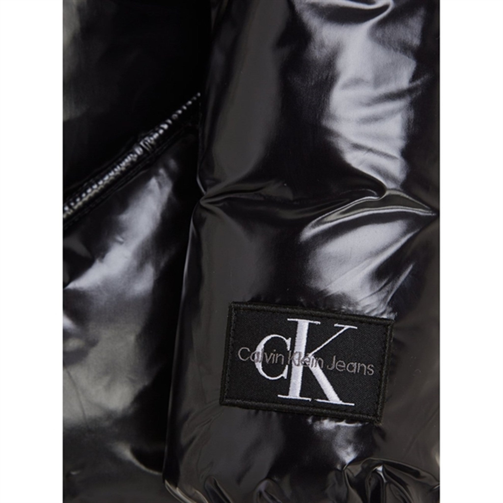 Calvin Klein Glossy Cut Seams Puffer Jacket Ck Black 5