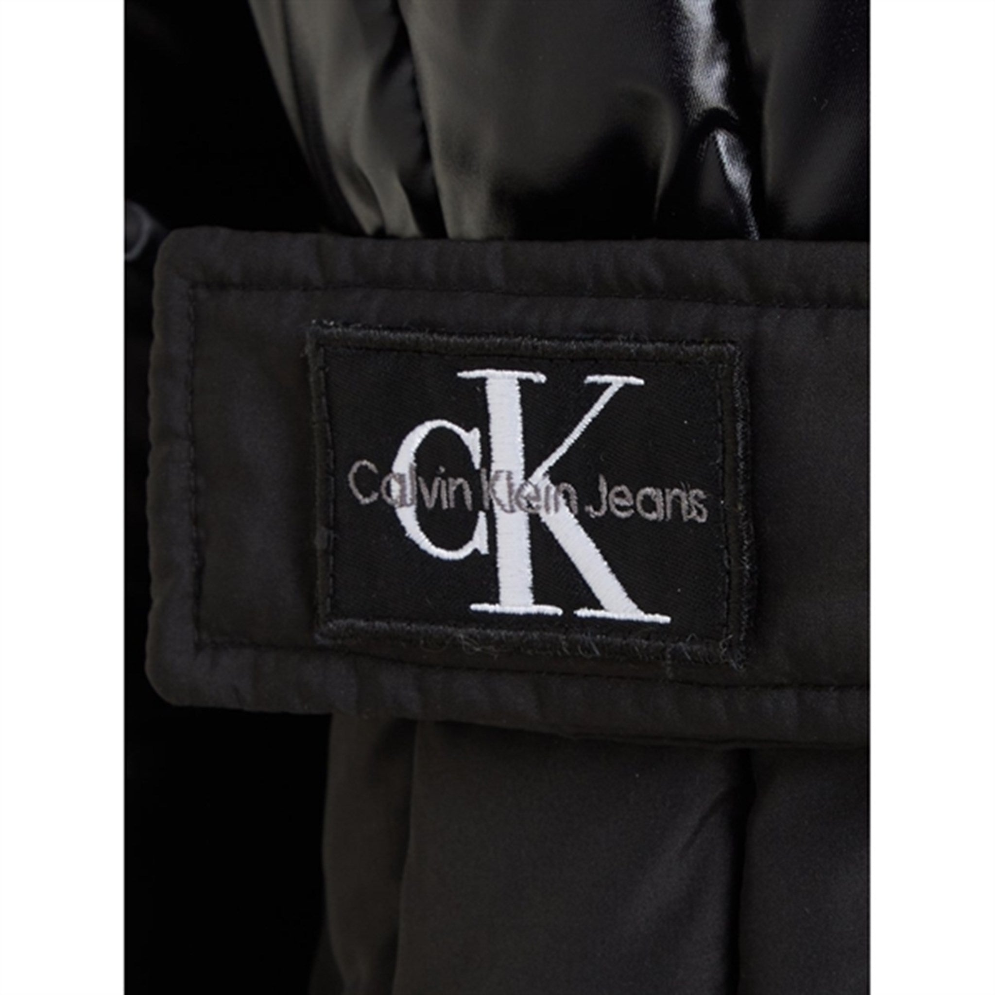 Calvin Klein Long Belted Puffer Coat Ck Black 5
