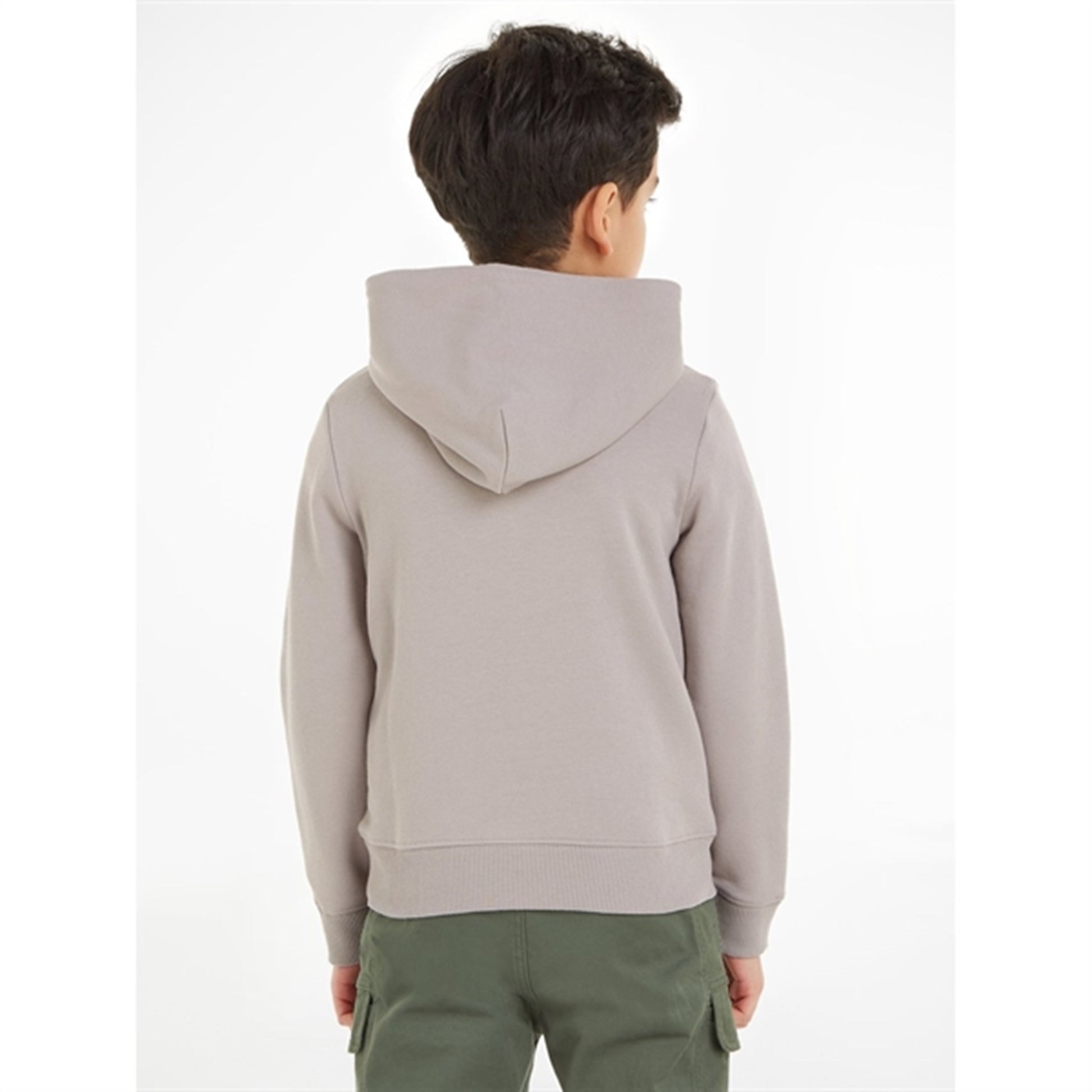 Calvin Klein Ckj Stack Logo Hoodie Porpoise