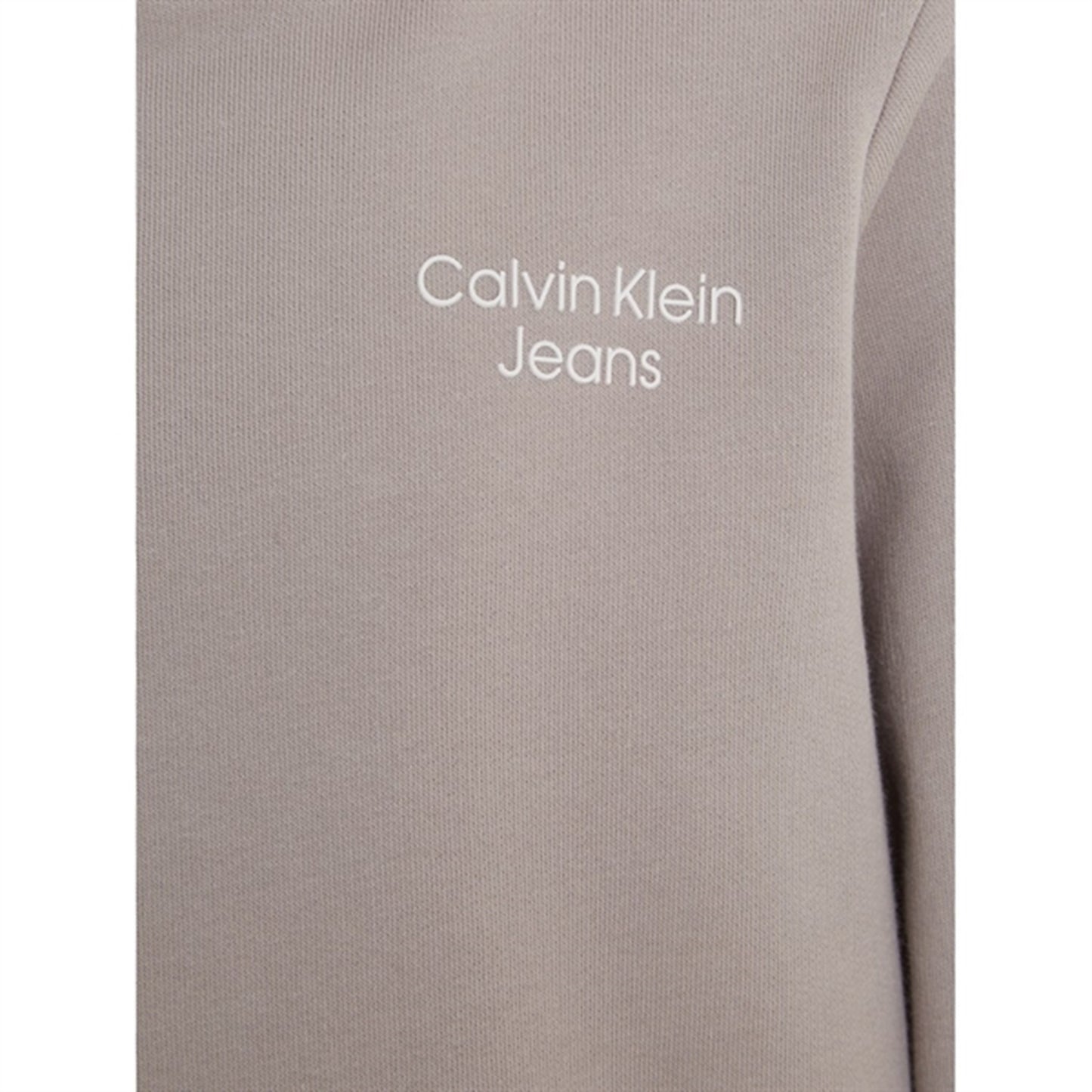 Calvin Klein Ckj Stack Logo Hoodie Porpoise