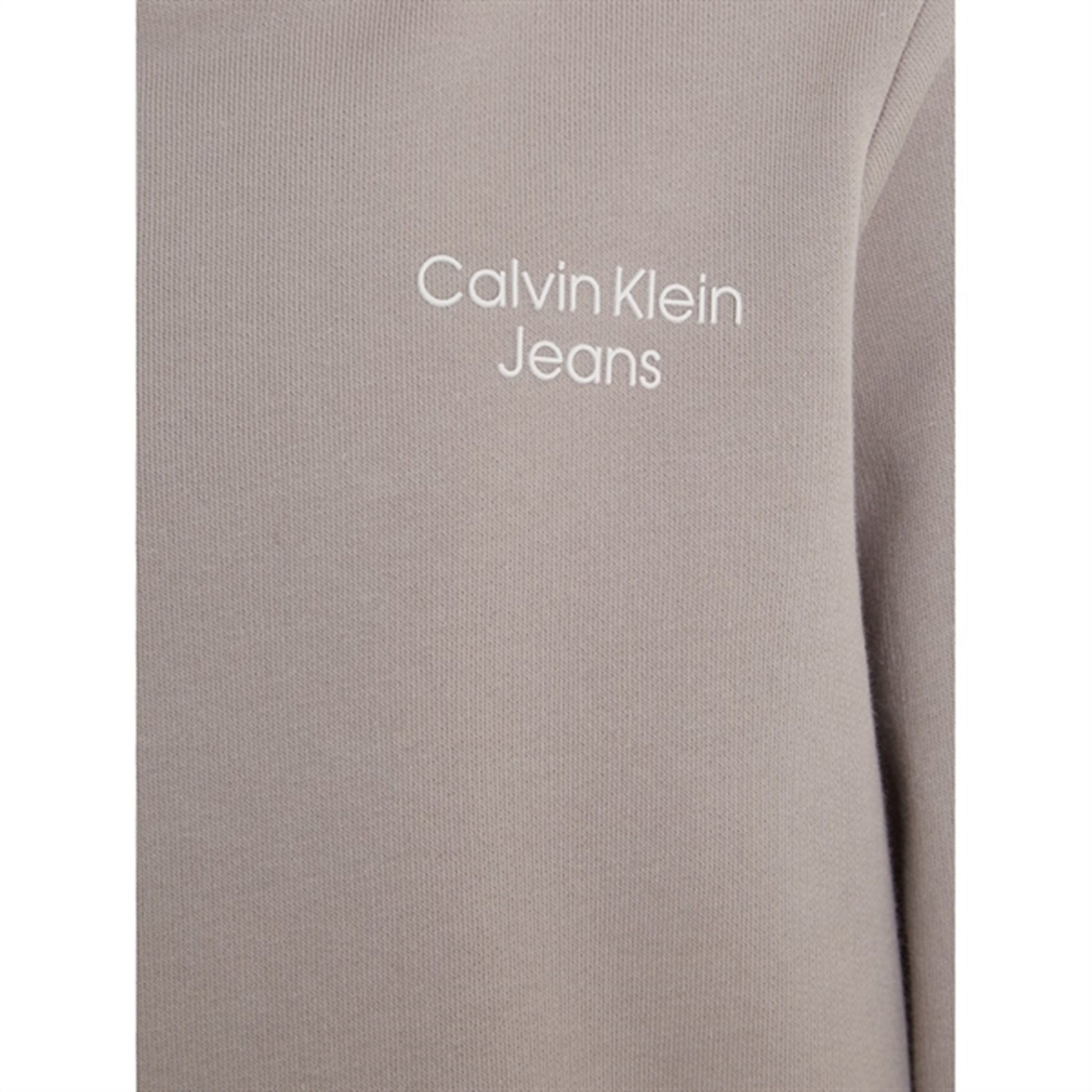 Calvin Klein Ckj Stack Logo Hoodie Porpoise