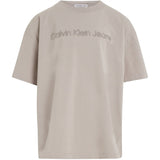 Calvin Klein Raised Embroidery T-shirt Porpoise