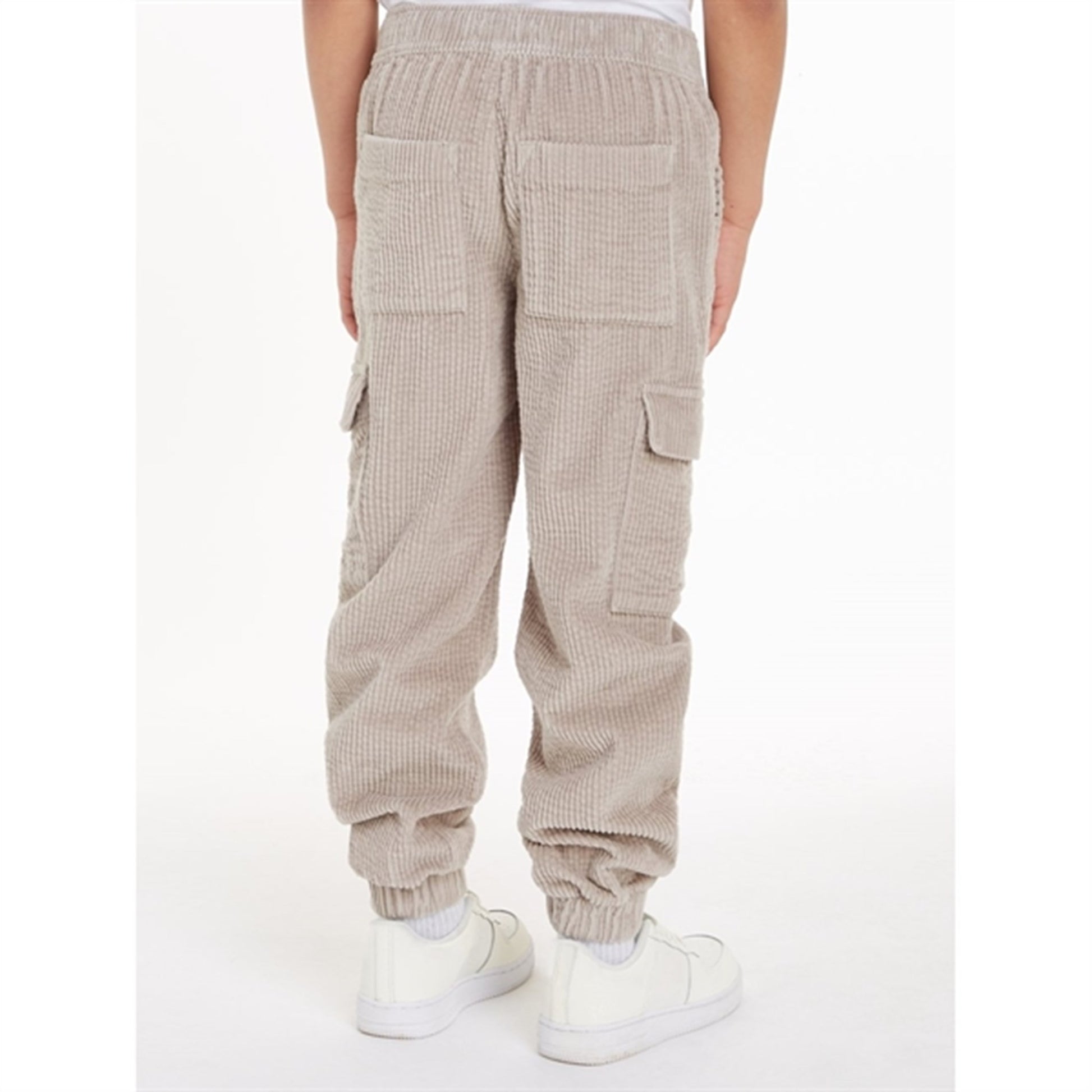 Calvin Klein Corduroy Badge Cargo Jogging Pants Porpoise