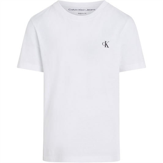 Calvin Klein Monogram T-Shirt 2-Pack White / Fanfare