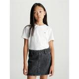 Calvin Klein Monogram Mini Badge T-Shirt Bright White