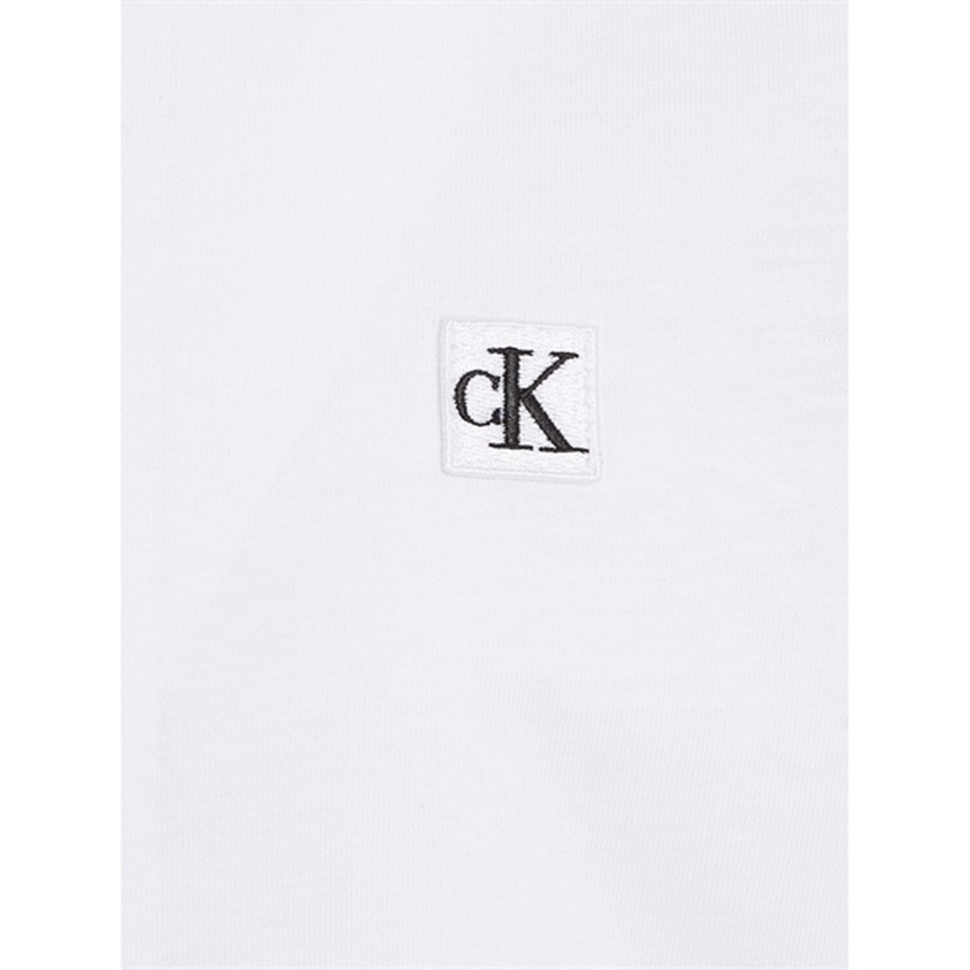 Calvin Klein Monogram Mini Badge T-Shirt Bright White