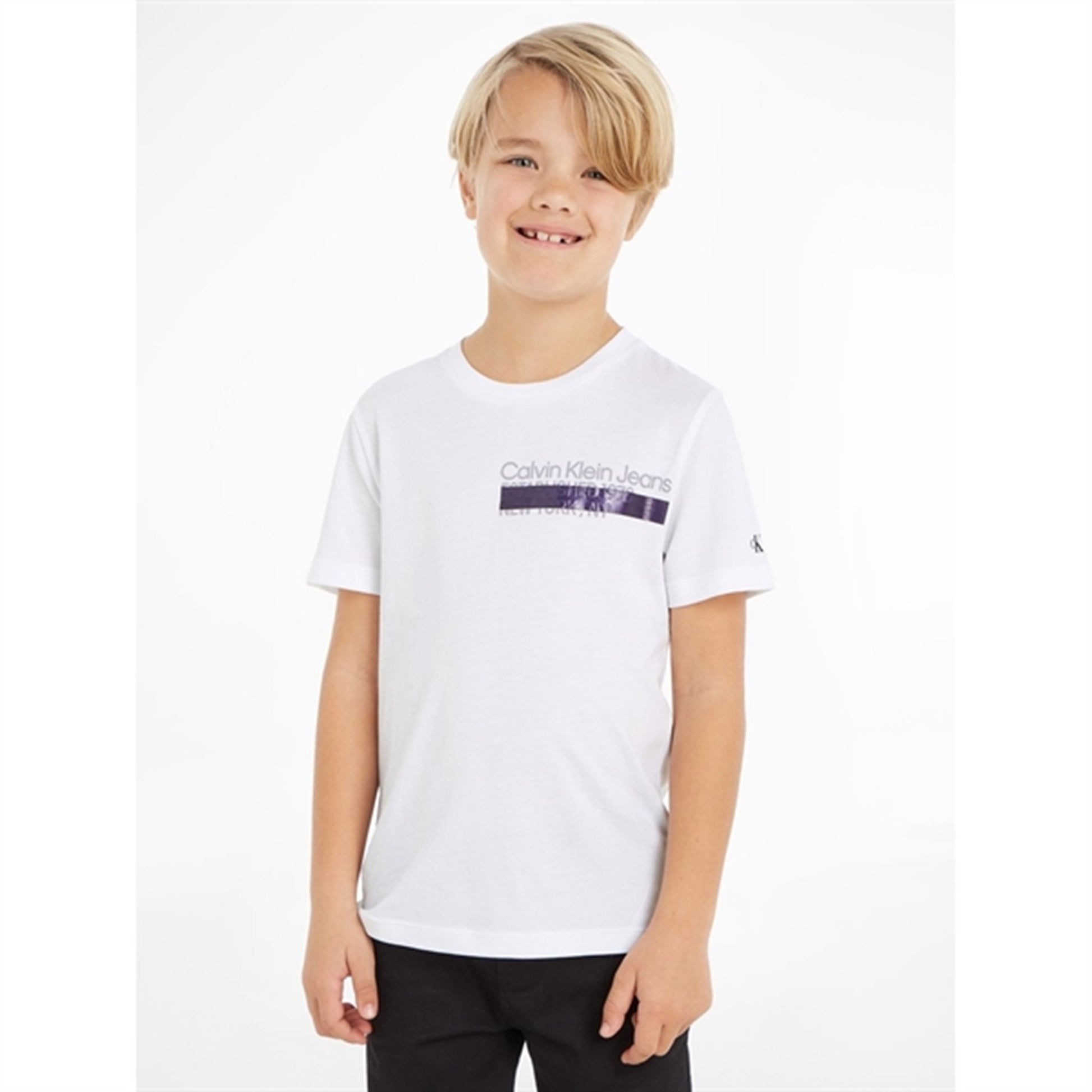 Calvin Klein Hero Mini Logo T-Shirt Bright White