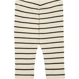 Calvin Klein Striped Leggings Black/ Vanilla Stripe