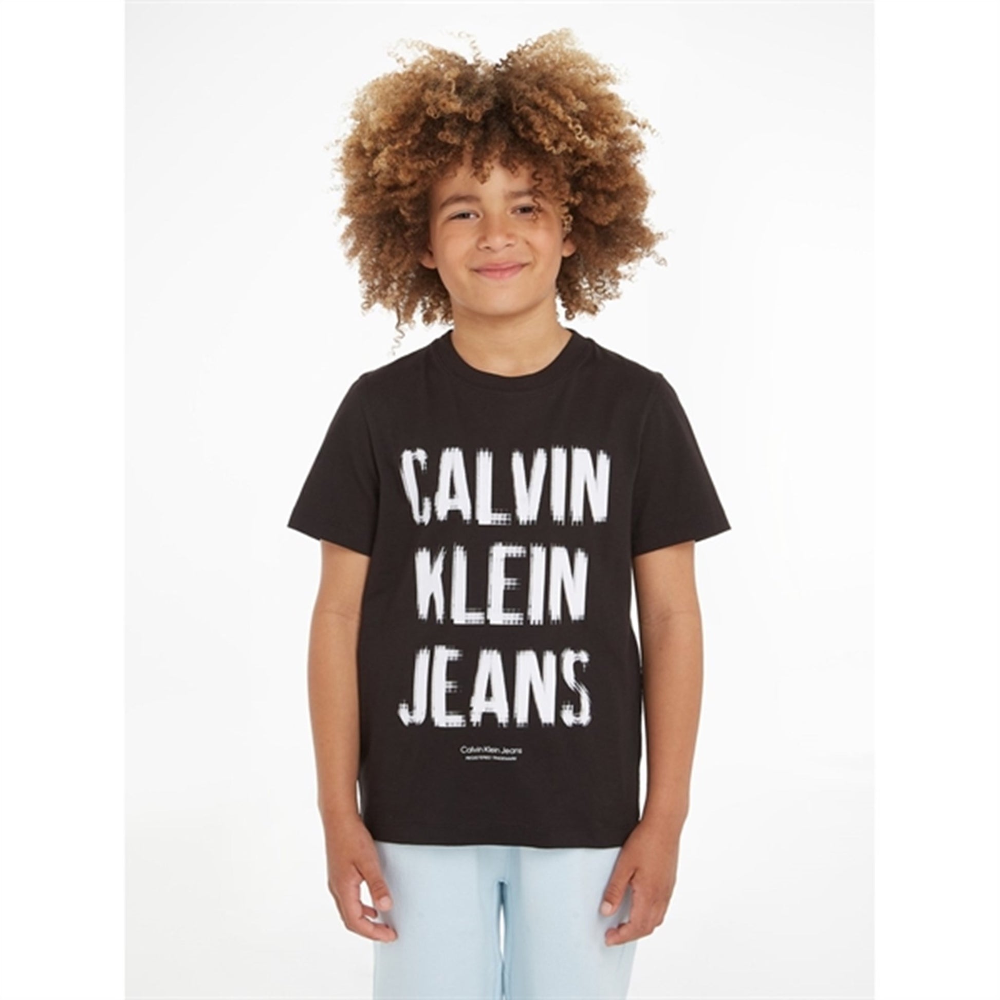 Calvin Klein Pixel Logo Relaxed T-Shirt Ck Black