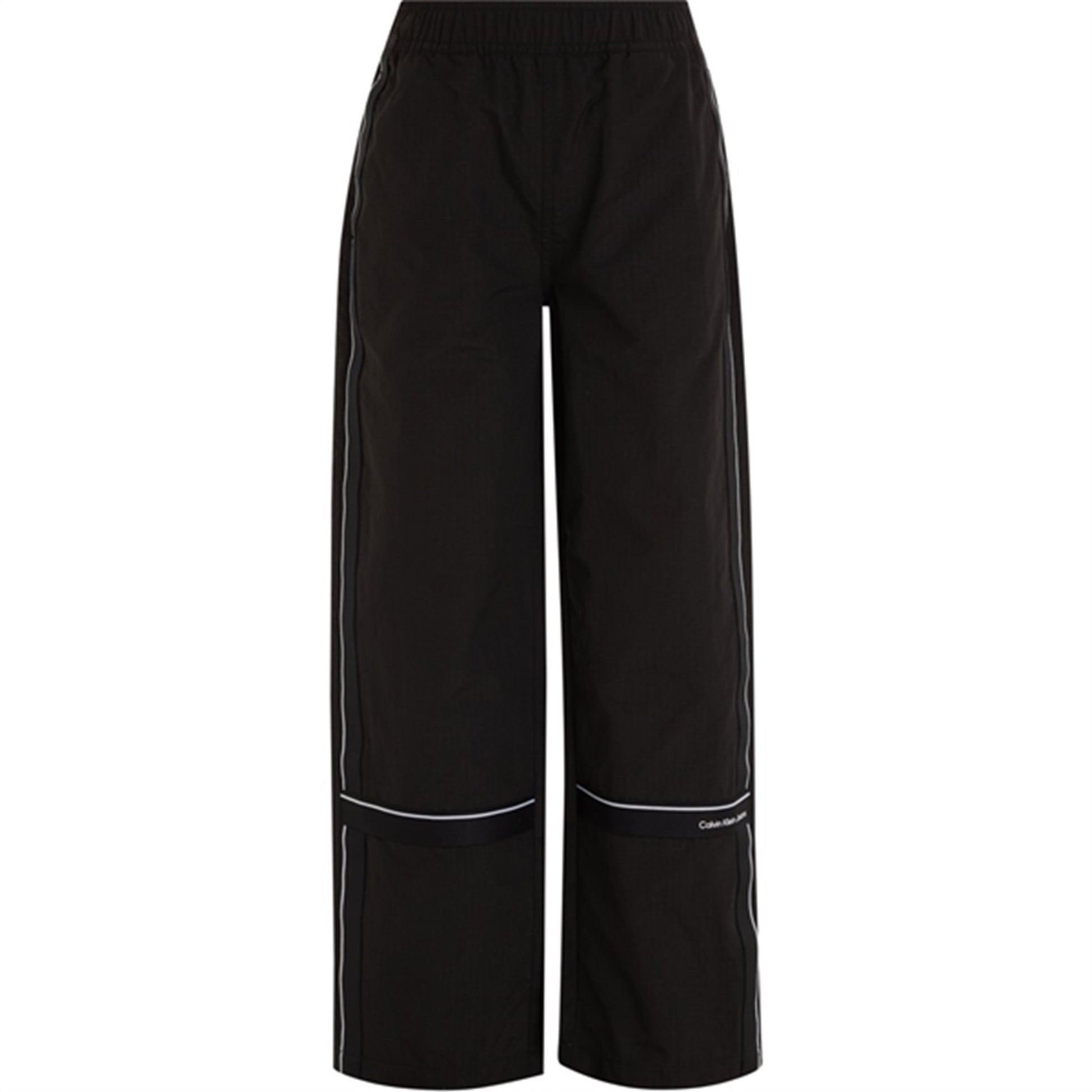 Calvin Klein Ripstop Tape Straight Pants Ck Black
