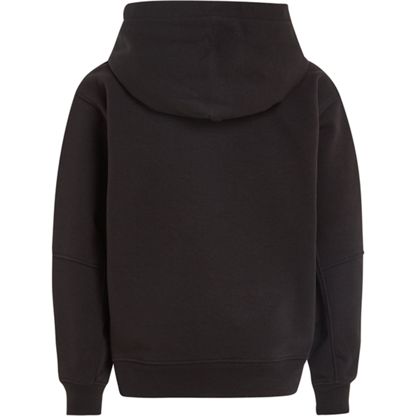Calvin Klein Metallic Satin Monogram Hoodie Ck Black