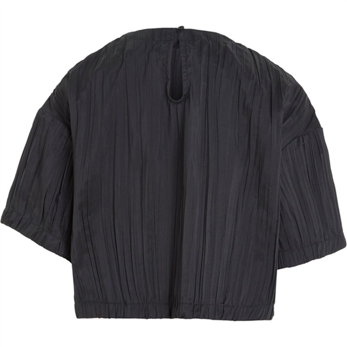 Calvin Klein Festive Plisse T-Shirt Ck Black