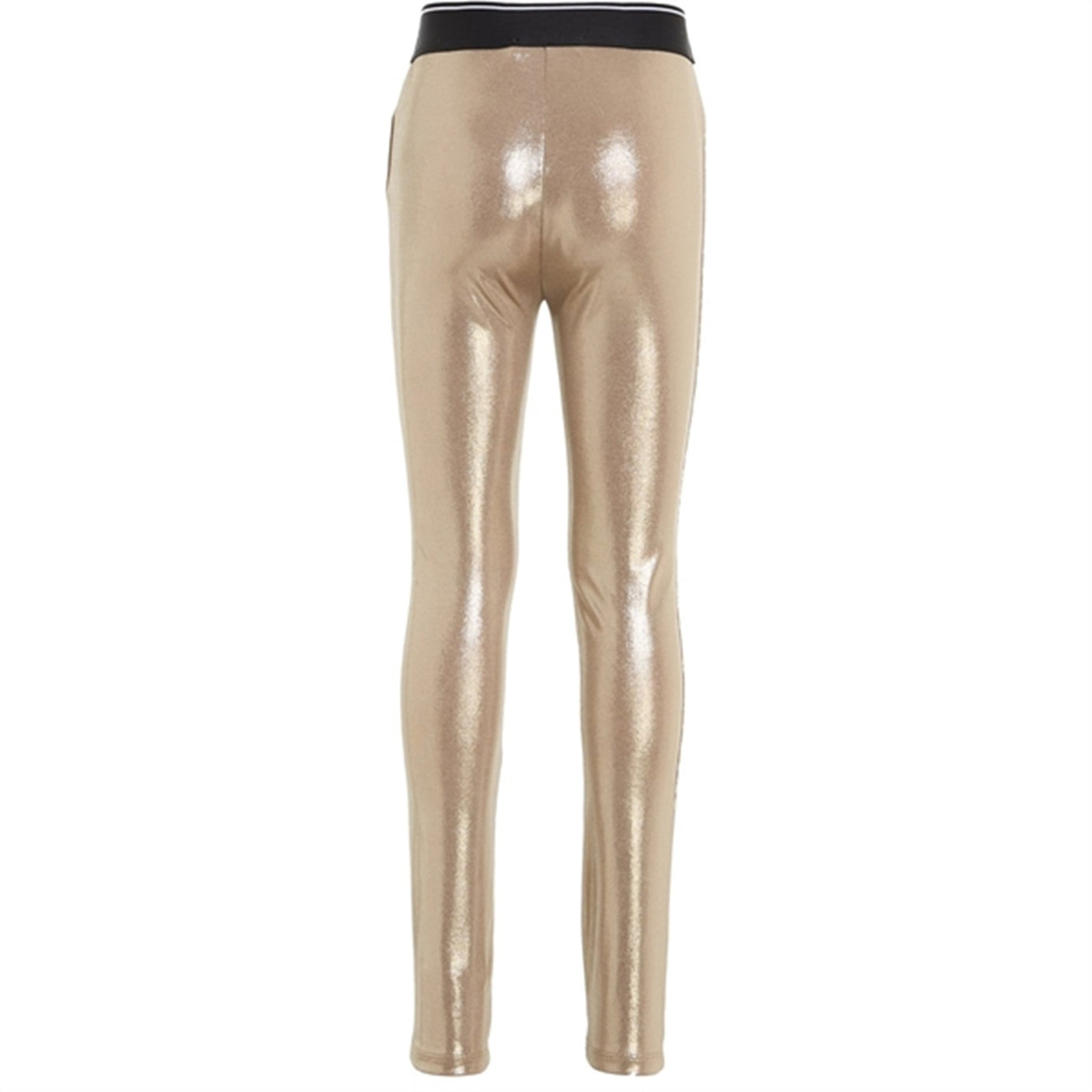 Calvin Klein Metallic Coated Leggings Frosted Almond