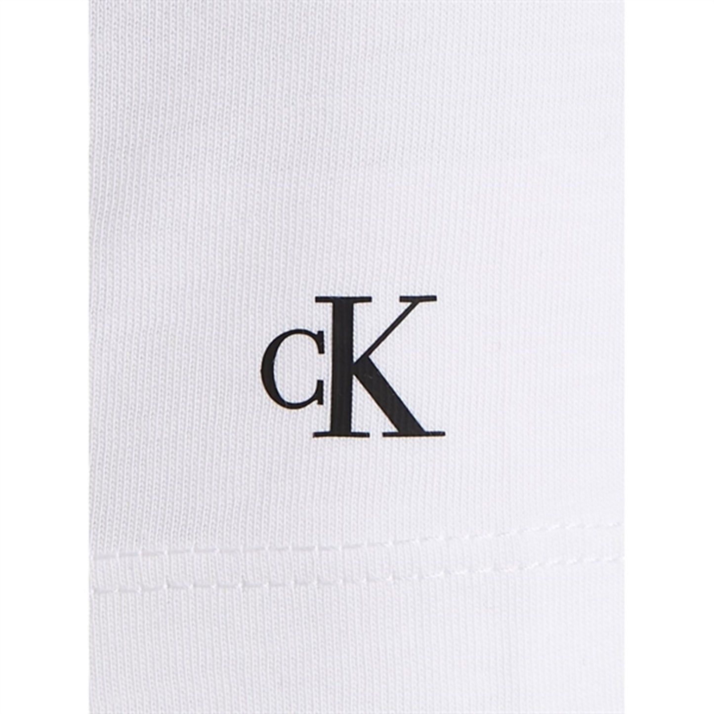 Calvin Klein Chest Inst. Logo T-Shirt Bright White