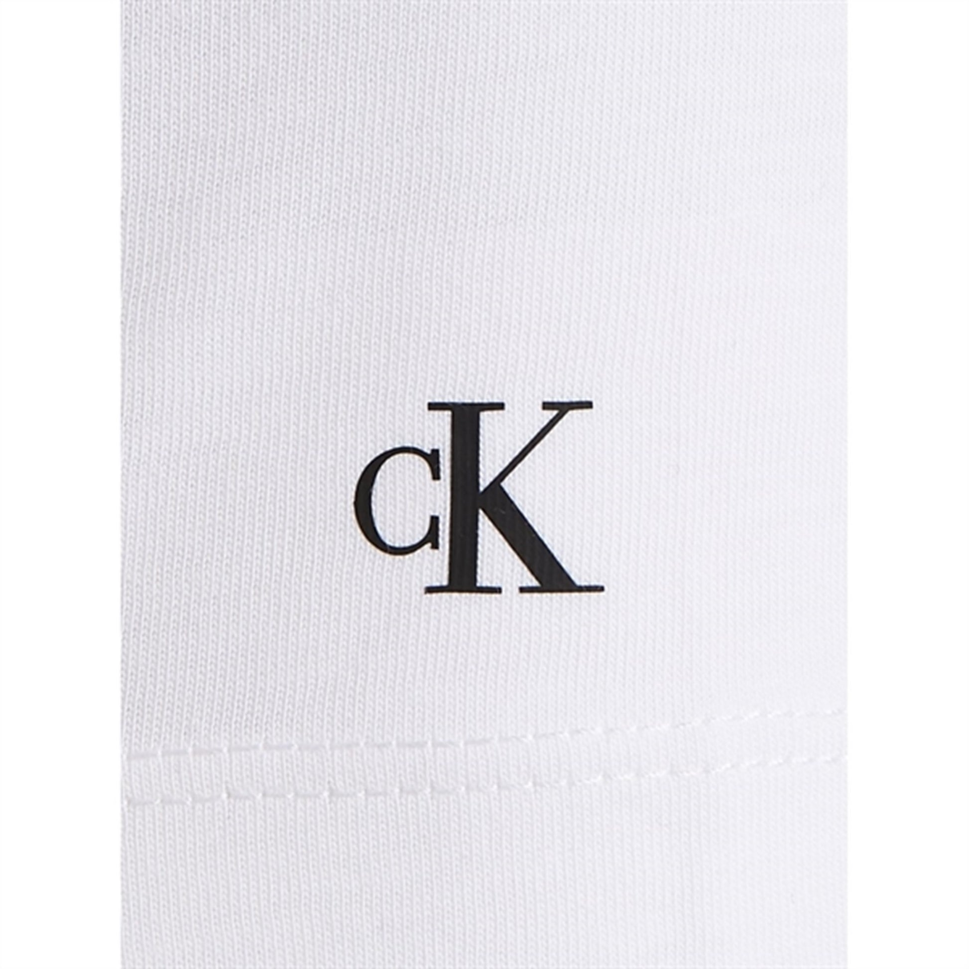 Calvin Klein Chest Inst. Logo T-Shirt Bright White