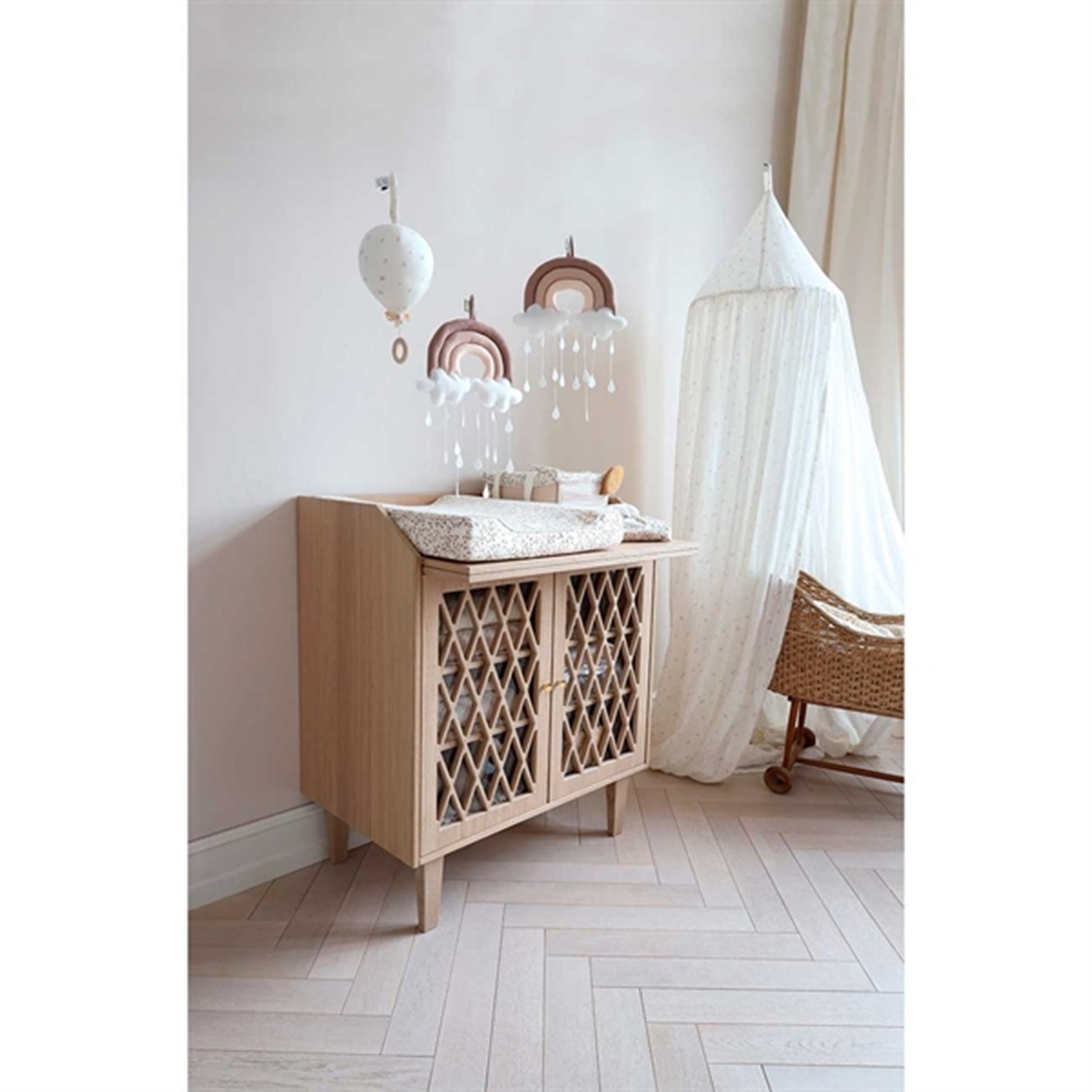 Cam Cam Copenhagen Harlequin Changing Table Oak 3