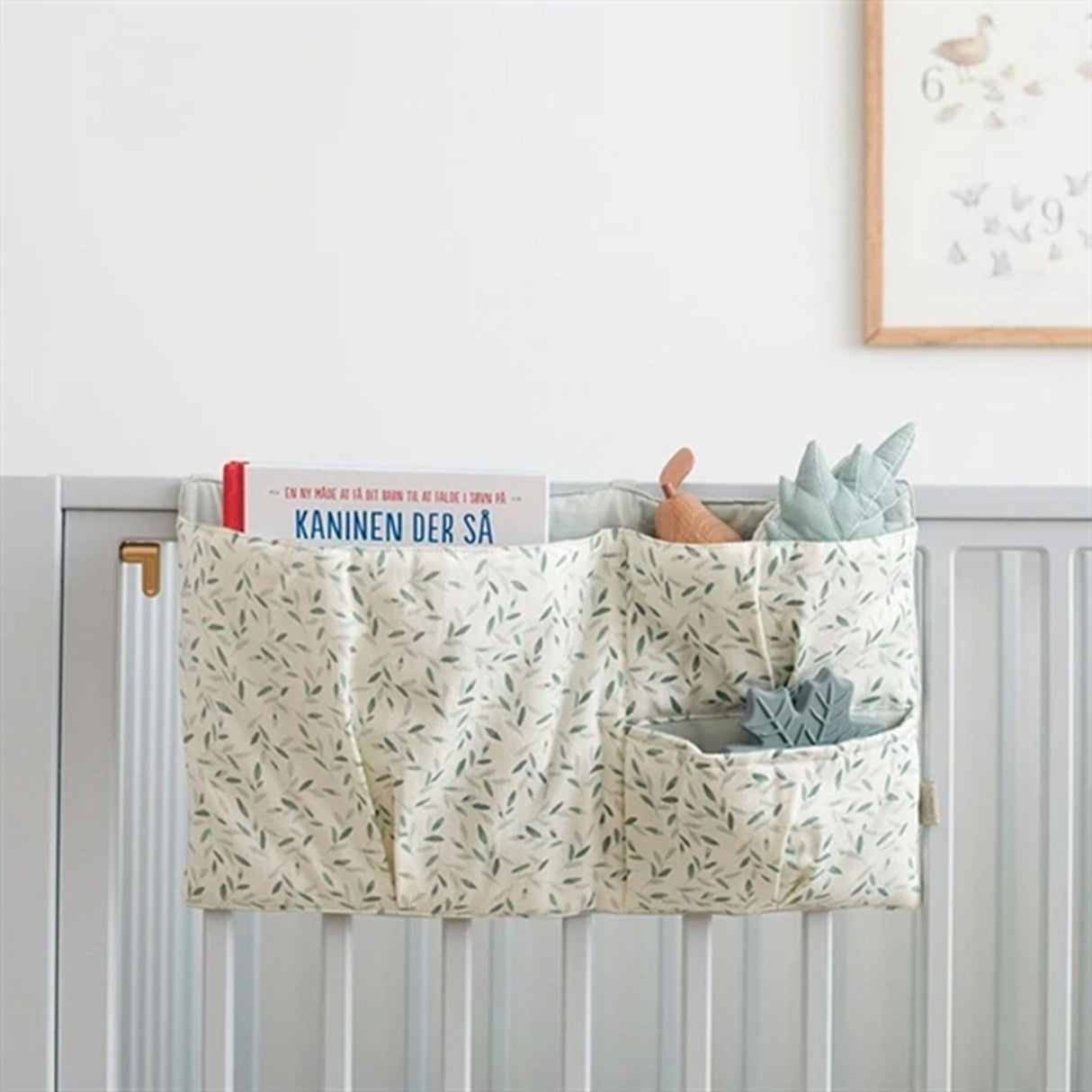 Cam Cam Copenhagen Bed Pockets Green Leaves