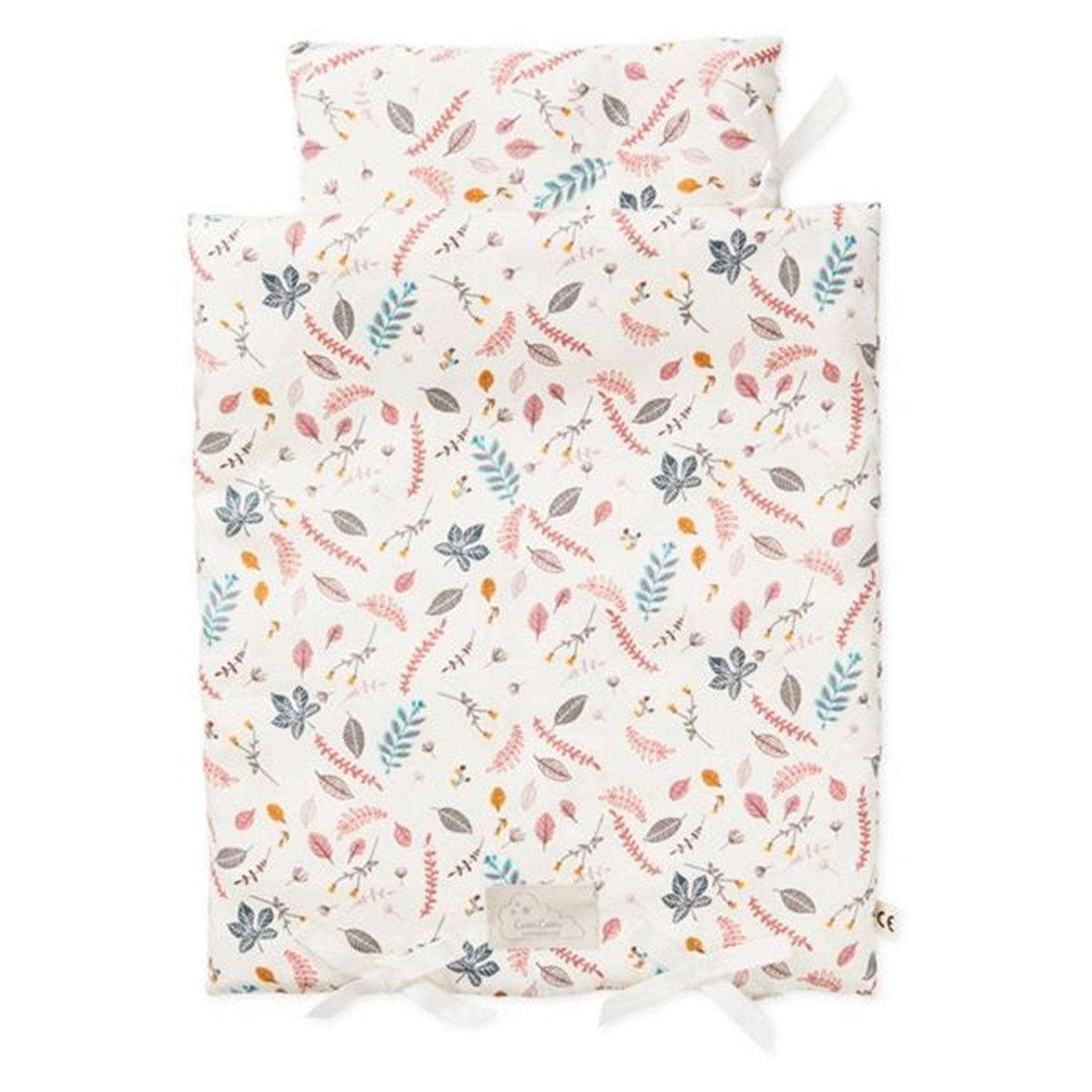 Cam Cam Copenhagen Doll's Bed Linen Pressed Leaves Rose