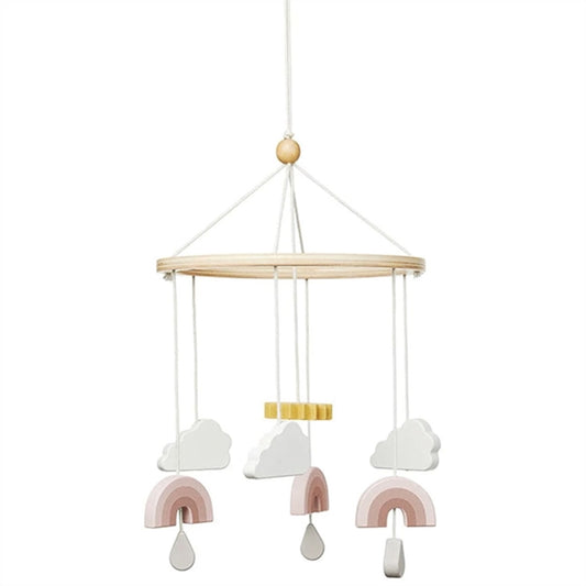 Cam Cam Copenhagen Cot Mobile Wooden Rainbow Rose Mix