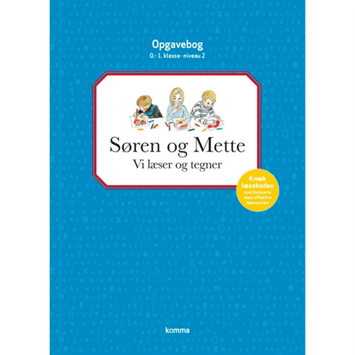 Forlaget Carlsen Søren og Mette Vi Læser og Tegner 0.-1. kl. Niveau 2