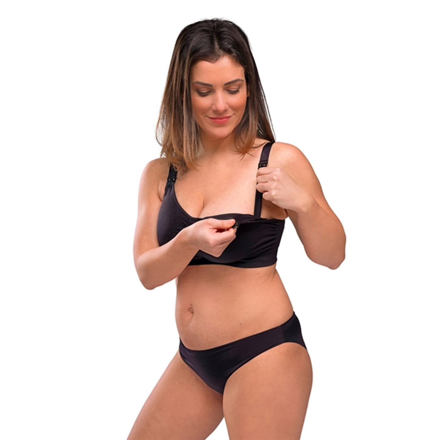Carriwell Organic Maternity And Nursing Bra Black