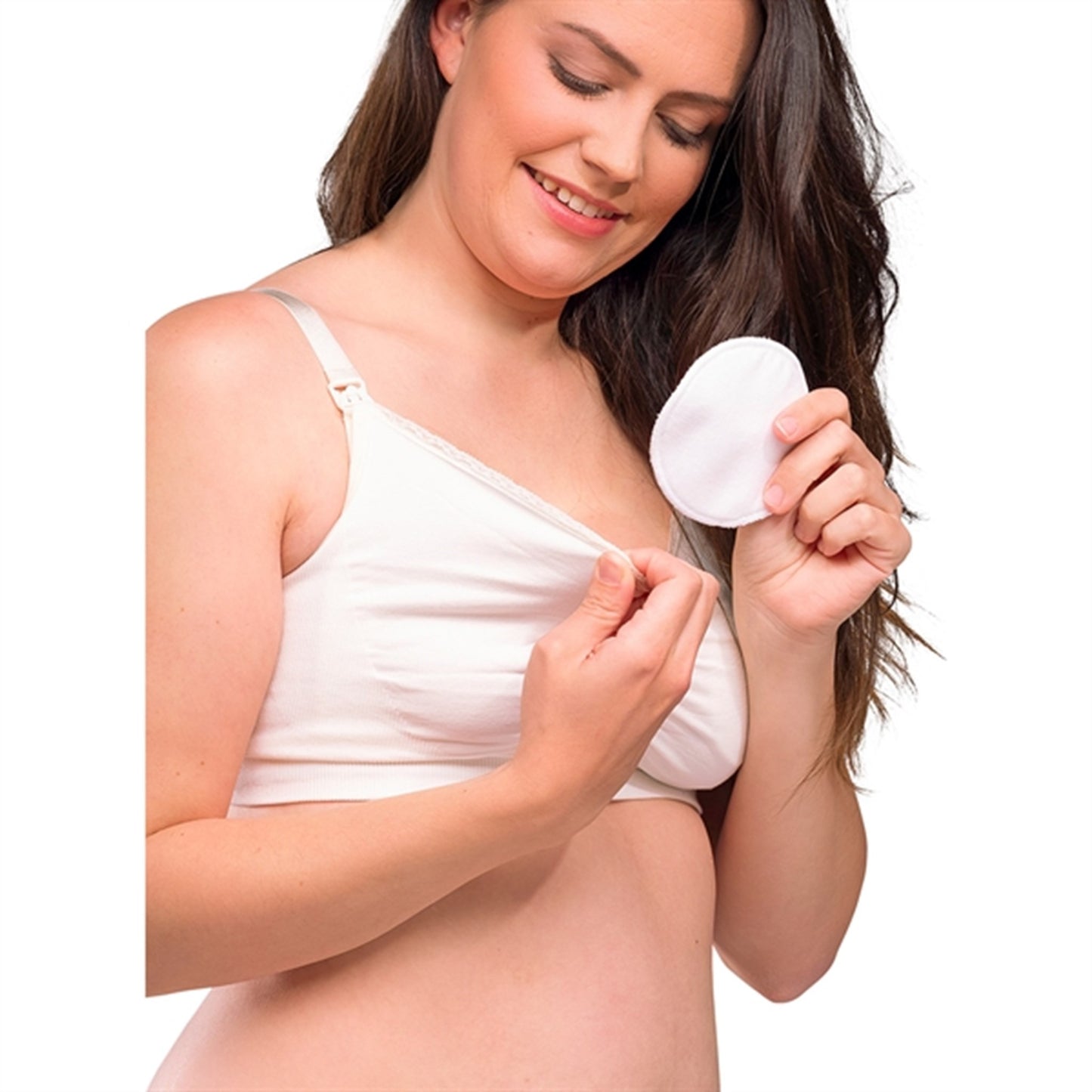 Carriwell Breast Pads Silk White 6 pcs