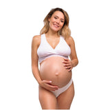 Carriwell Crossover Sleeping And Nursing Bra White