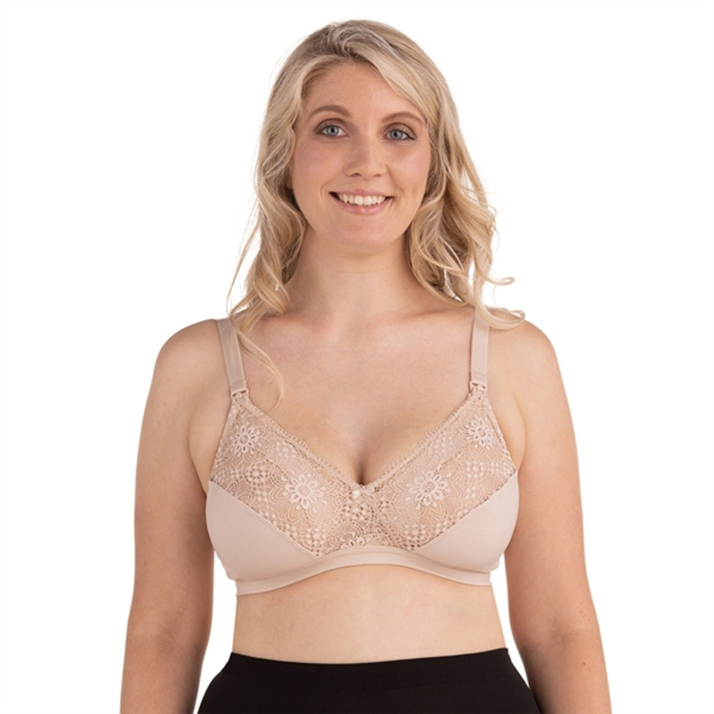 Carriwell Soft as Silk Nursing Bra Rose Beige