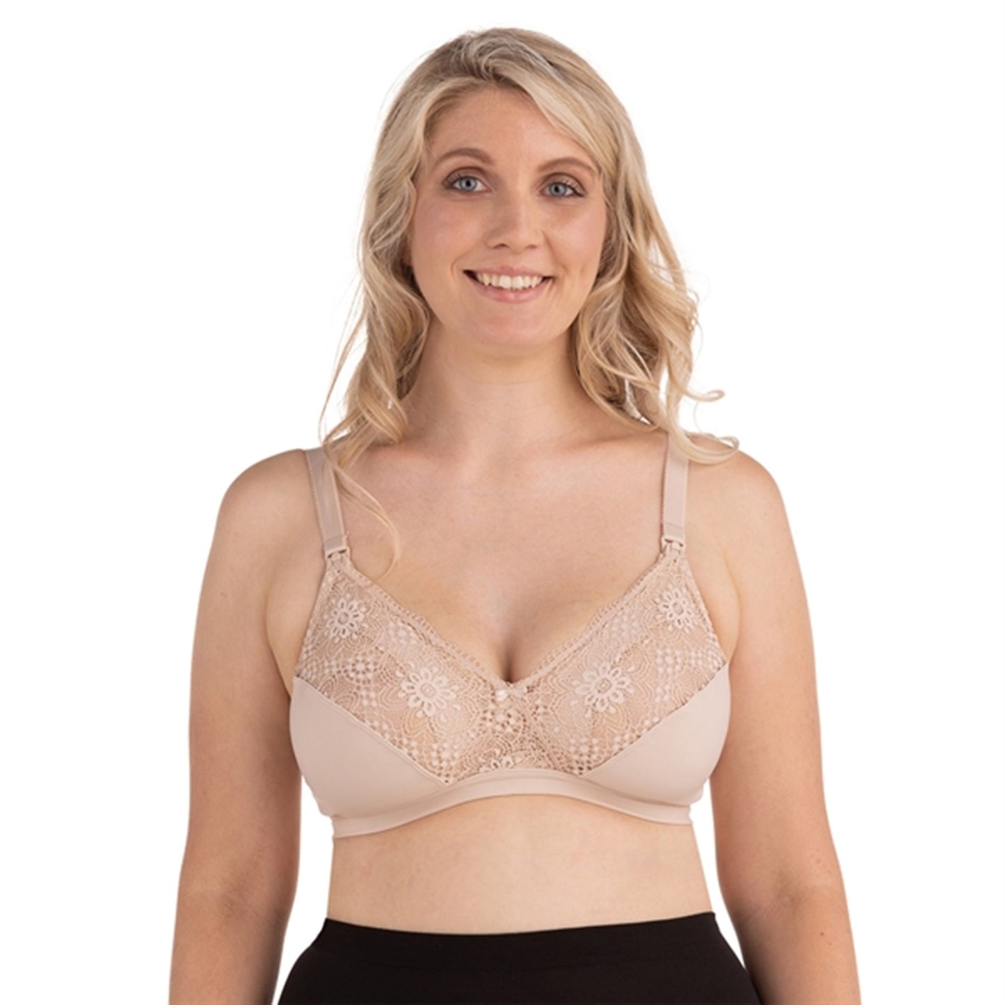 Carriwell Soft as Silk Nursing Bra Rose Beige