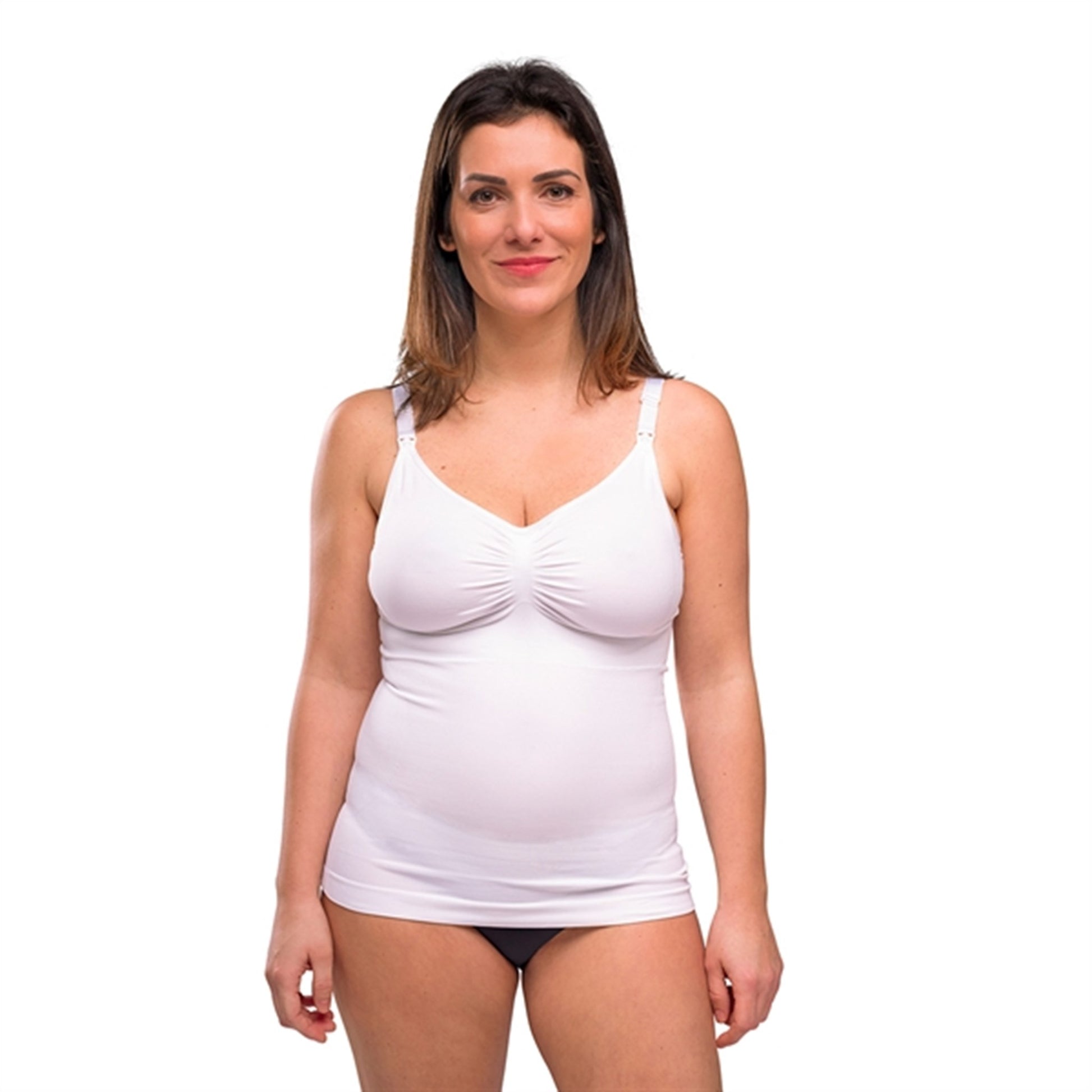 Carriwell Nursing Top w. Shapewear White