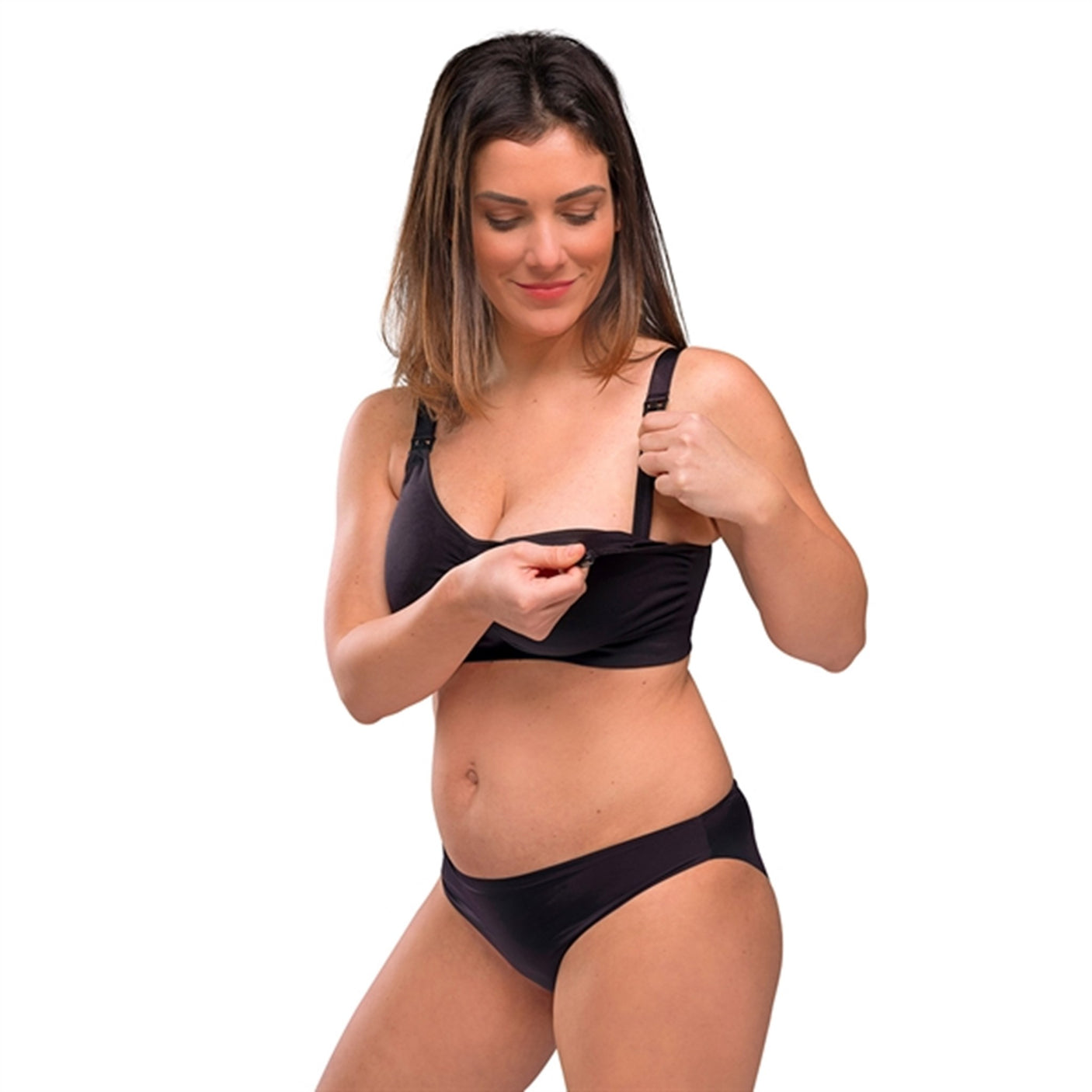 Carriwell Padded Maternity And Nursing Bra Black
