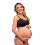 Carriwell Padded Maternity And Nursing Bra Black