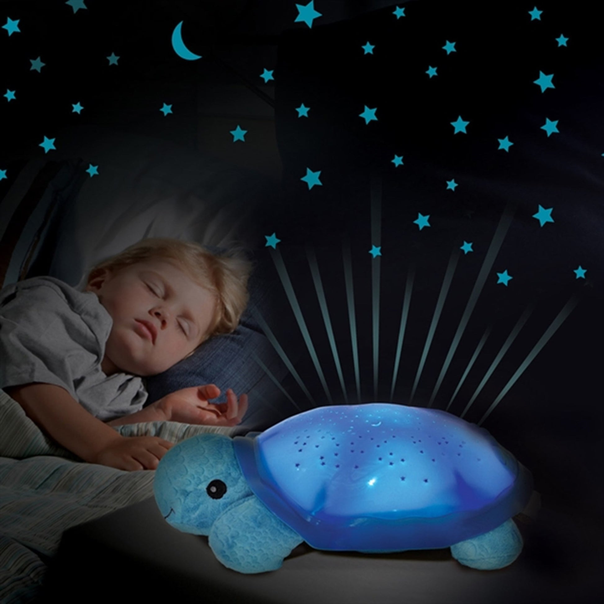 Cloud B Twilight Turtle Night Light Blue